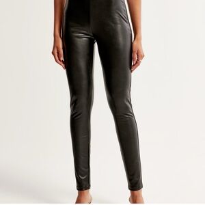 Abercrombie Faux Leather Leggings